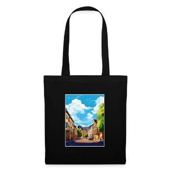 Krefeld Decoration Germany Vintage Travel Poster - Tote Bag - black - Front