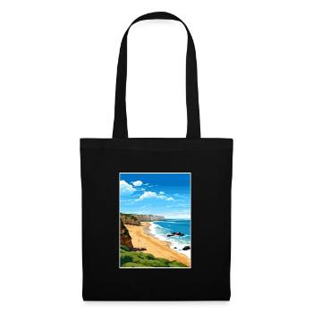 Sagres Portugal Vintage Travel Poster WPA Souvenir - Tote Bag - black - Front