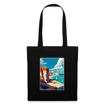 Westgate On Sea Angleterre Affiche de voyage vintage WPA - Sac en tissu - noir - Devant