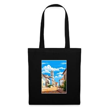 Evora Portugal Vintage Travel Poster WPA Souvenir - Tote Bag - black - Front