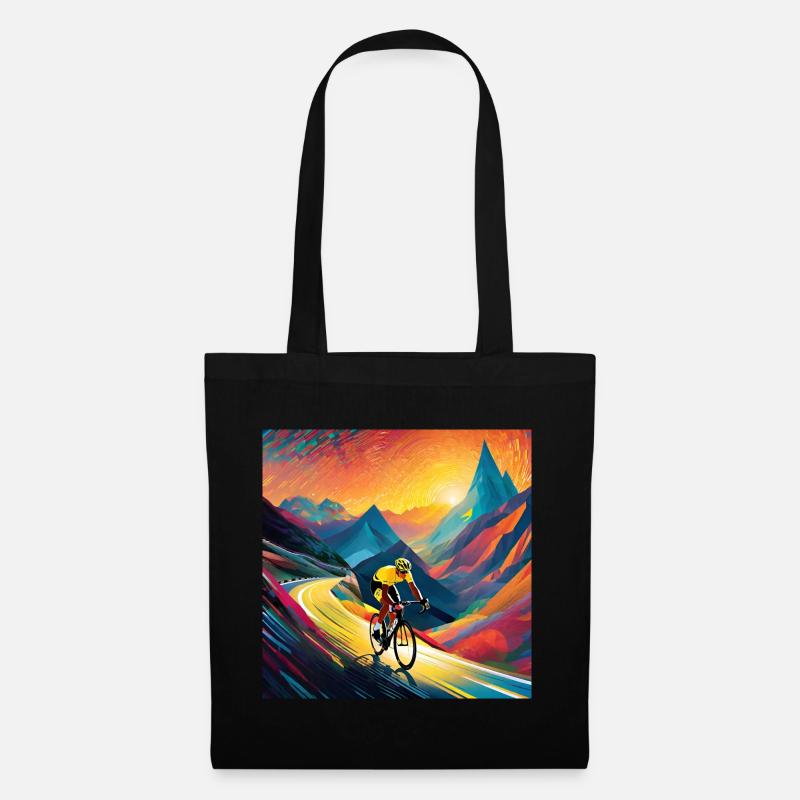 Euphoric Ascent: Chasing the Yellow Dream - Tote Bag - black
