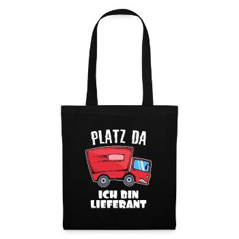 Fournisseur Carrière Déclaration de travail Emploi de bourreau de travail - Sac en tissu - noir - Devant