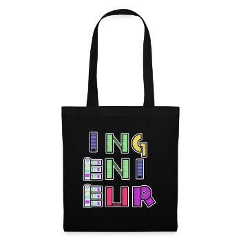 Career Engineer Job Success Earn Money Profession - Tote Bag - black - Front