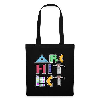 Career: Architect, Profession, Job, Work, Supervisor - Tote Bag - black - Front