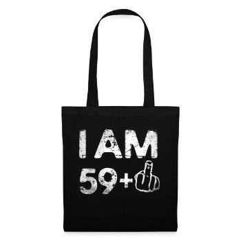 I on the 59+ 60th birthday - Tote Bag - black - Front