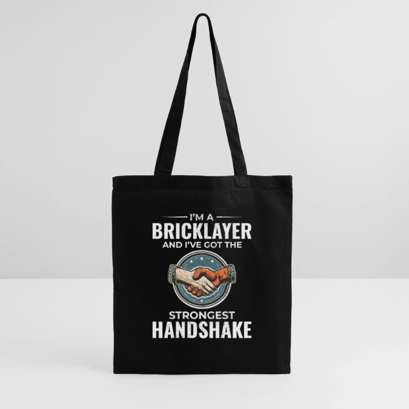 Bricklayer Wit: Crafting Solid Handshakes Tote Bag
