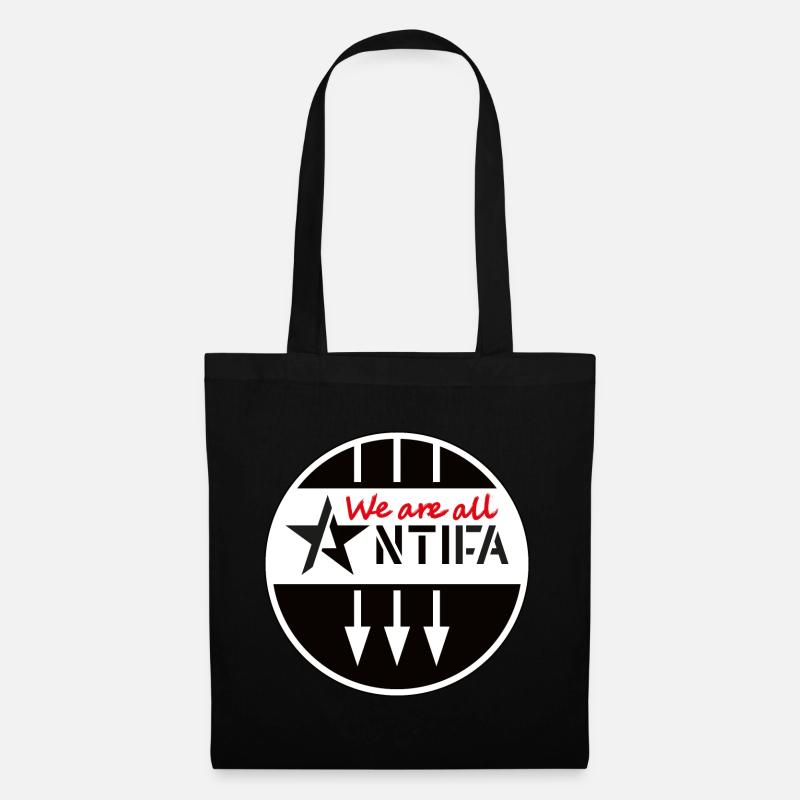 We are all ANTIFA - Stoffbeutel - Schwarz