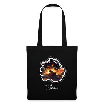 Eternal Jesus: Sacred T-shirt - Tote Bag - black - Front
