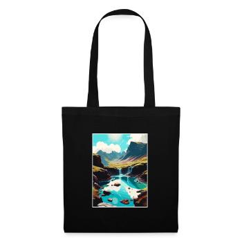 Isle Of Skye Scotland Vintage Travel Poster WPA - Tote Bag - black - Front