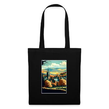 Tolles Malvern England Vintage Reiseposter WPA - Stoffbeutel - Schwarz - Vorne