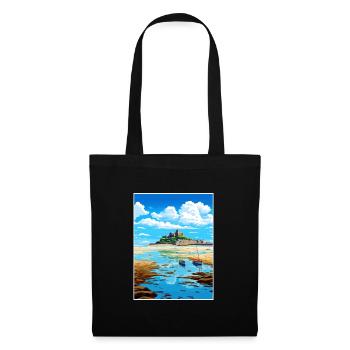 Marazion Cornwall Vintage Travel Poster Souvenir - Tote Bag - black - Front