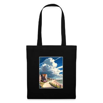 Felixstowe England Vintage Travel Poster Souvenir - Tote Bag - black - Front