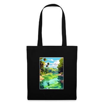 Rainbow Springs State Park Florida Travel Poster - Tote Bag - black - Front