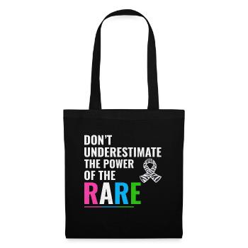 Sensibilisation aux maladies rares - Sac en tissu - noir - Devant