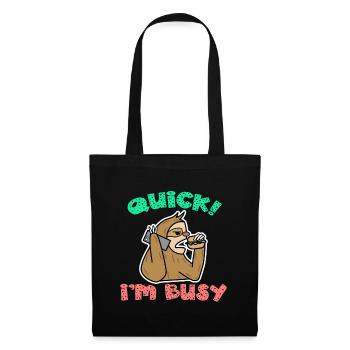 Relax Funny Statement I Don't Care Attitude - Tote Bag - black - Front