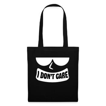 Peu importe, je me fiche de l’affirmation - Sac en tissu - noir - Devant
