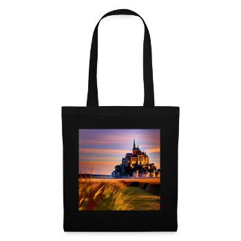 Mont Saint Michel, France - Sac en tissu - noir - Devant