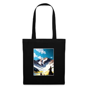 Arapahoe Basin Colorado Vintage Travel Poster WPA - Tote Bag - black - Front