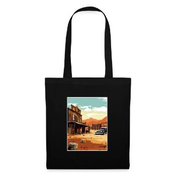 Goldfield Ghost Town Nevada Vintage Travel Poster - Tote Bag - black - Front