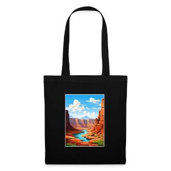 Vernal Utah affiches Vintage voyage affiche Souvenir - Sac en tissu - noir - Devant