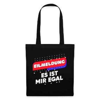 Je ne me soucie pas des dictons drôles Indifférent Relax - Sac en tissu - noir - Devant