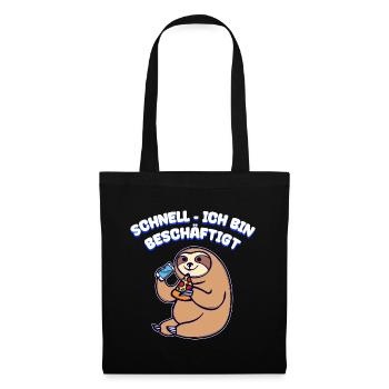 I don't care Statement Relax Attitude - Tote Bag - black - Front