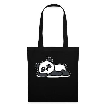 Détends-toi Panda Je m’en fous de l’attitude indifférente - Sac en tissu - noir - Devant