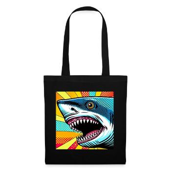 Shark Pop Art - Tote Bag - black - Front