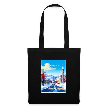 Park Utah Vintage Voyage Poster WPA Souvenir - Sac en tissu - noir - Devant