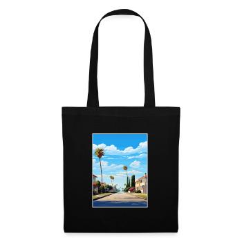 Ventura Californie Vintage voyage affiche Souvenir - Sac en tissu - noir - Devant