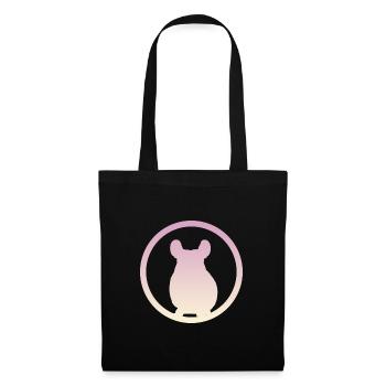 Rongeur, Hamster, Tamia - Sac en tissu - noir - Devant