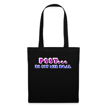 I don't care about statement attitude relax - Tote Bag - black - Front