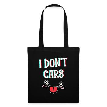 I don't care Attitude Funny Statement Relax - Tote Bag - black - Front