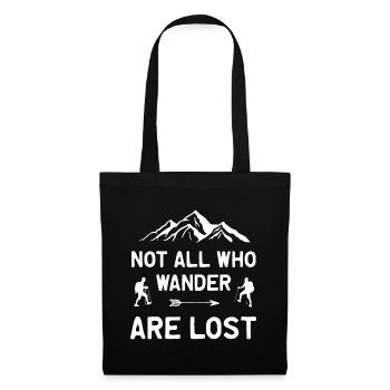 Not All Who Wander All Lost - Tote Bag - black - Front