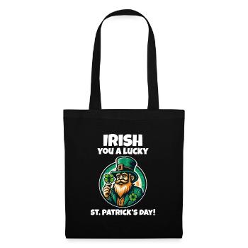 Get Lucky with Our Funny St. Patrick's Day - Tote Bag - black - Front