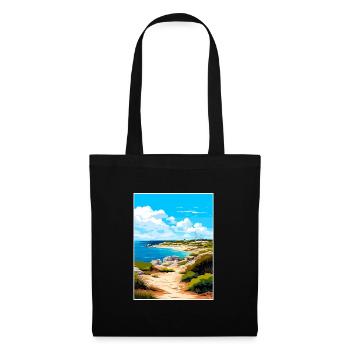 Rottnest Island Australie déco affiche de voyage - Sac en tissu - noir - Devant