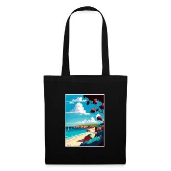 Mornington Peninsula Australia Travel Poster - Tote Bag - black - Front