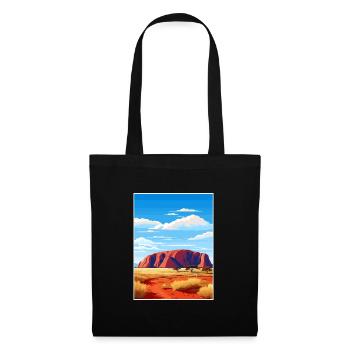Uluru Kata Tjuta National Park Australia Souvenir - Tote Bag - black - Front