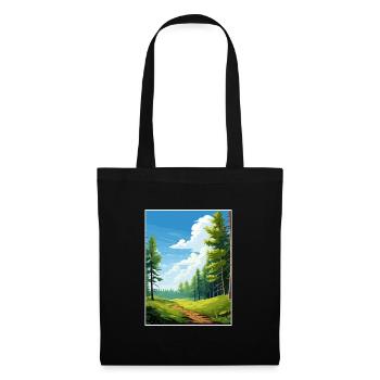 Kaitoke Regional Park New Zealand Travel Poster - Tote Bag - black - Front