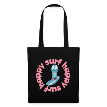 Funny Surf Kawaii Figure - Tote Bag - black - Front
