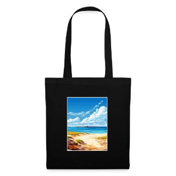 Parc marin de Ningaloo Vintage voyage affiche WPA Art - Sac en tissu - noir - Devant