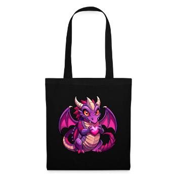 Colorful Dragon - Tote Bag - black - Front
