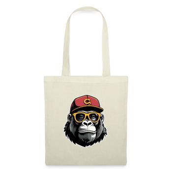 Singe intelligent - Sac en tissu - nature - Devant