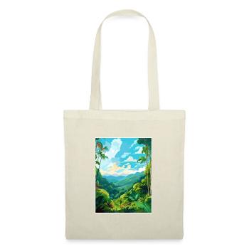Amazone Regenwald Vintage Reiseposter Souvenir - Stoffbeutel - Natur - Vorne