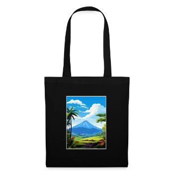 La Fortuna Costa Rica Vintage Reiseposter WPA - Stoffbeutel - Schwarz - Vorne