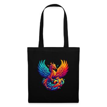Hyper Flammes du phénix majestueux - Sac en tissu - noir - Devant