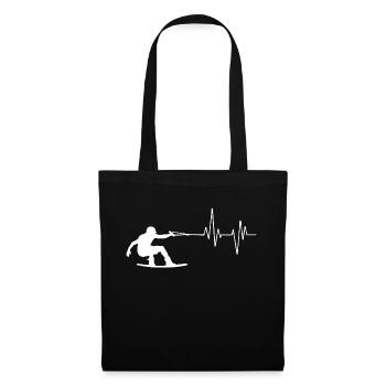Wakeboard, Stunt, Kitesurfer, Surfing, Water Sports - Tote Bag - black - Front
