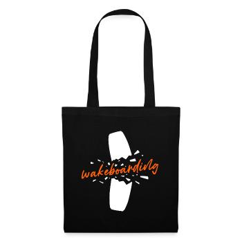 Sports nautiques Wakesurf Planche de surf Wakeboard Dicton - Sac en tissu - noir - Devant