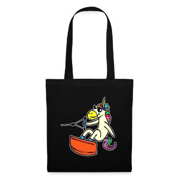 Wakeboard, Unicorn, Water Sports, Surfing, Surfing - Tote Bag - black - Front