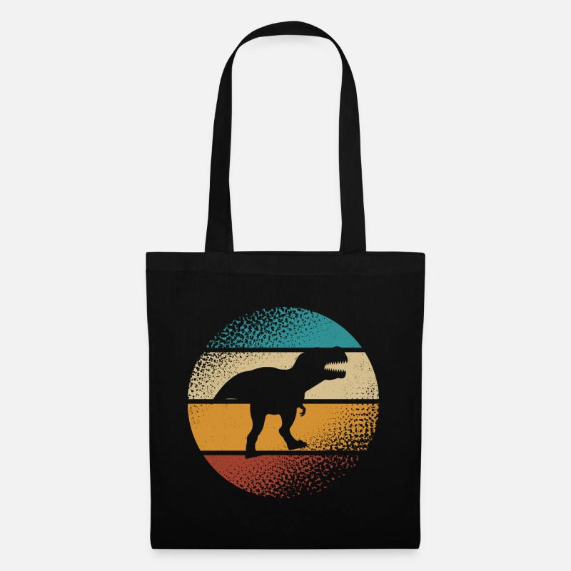 T Rex - Stoffbeutel - Schwarz